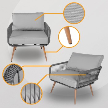 Zestaw mebli ogrodowych - Basa Grindi - 5