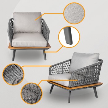 Zestaw mebli ogrodowych - Balo Grindi - 2