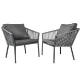 Zestaw mebli ogrodowych szary - Paga I Grindi - 3