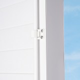 Ścianka żaluzjowa panel do pergoli Kea - biała Grindi - 4