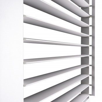 Ścianka żaluzjowa panel do pergoli Kea - biała Grindi - 7