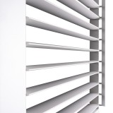 Ścianka żaluzjowa panel do pergoli Kea - biała Grindi - 7