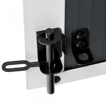 Szafa Schowek ogrodowy plastikowa szara - Cedrus - 198x91x149 Grindi - 5