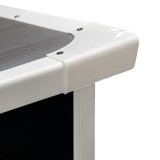 Szafa Schowek ogrodowy plastikowa szara - Cedrus - 198x91x149 Grindi - 10