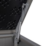 Szafa Schowek ogrodowy plastikowy - szara - 1170L Grindi - 4