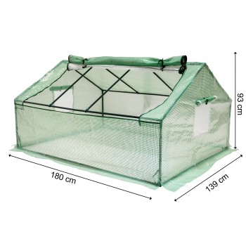 Mini szklarnia ogrodowa tunel 180x139 - Carina I Grindi - 13