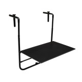 Składany stolik balkonowy czarny - SSB 1 Grindi - 1