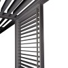 Ścianka żaluzjowa panel do pergoli Kea - szara Grindi - 6