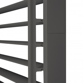 Ścianka żaluzjowa panel do pergoli Kea - szara Grindi - 9