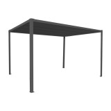 Pergola tarasowa, szara aluminiowa automatyczny dach - Paros I 3x4m Grindi - 1