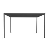Pergola tarasowa, szara aluminiowa automatyczny dach - Paros I 3x4m Grindi - 3
