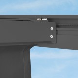 Pergola tarasowa, szara aluminiowa automatyczny dach - Paros I 3x4m Grindi - 8