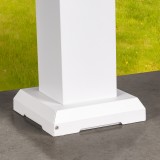 Maskownica do nogi pergoli KEA zestaw 2 szt. - biała Grindi - 3