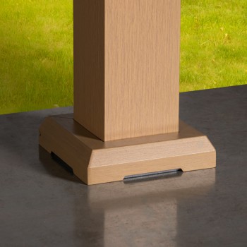 Maskownica do nogi pergoli KEA zestaw 2 szt. - imitacja drewna Grindi - 3