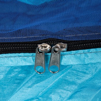 Hamak z moskitierą niebieski 240x120 - Manila Grindi - 6