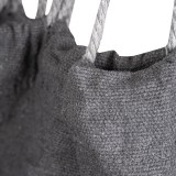 Hamak - Fotel szary 130x100 z drewnianą poprzeczką - Havana Grindi - 4