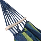 Hamak ogrodowy niebieski 180x160 z drewnianą poprzeczką - Honolulu Grindi - 3