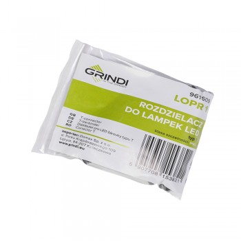 Rozdzielacz do lampek LED typ T czarny - LOPR 1 Grindi - 4