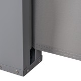 Osłona tarasowa 200x300 - Sahil I , szara Grindi - 3