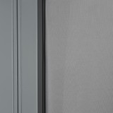 Osłona tarasowa narożna 180x600 - Monsun I , szara Grindi - 4