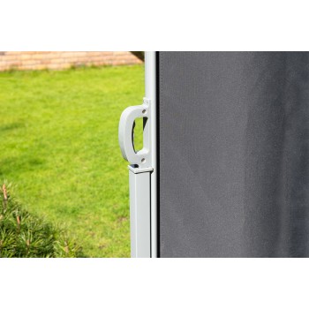 Osłona tarasowa 160x300 - Mistral, ciemno szara Grindi - 5