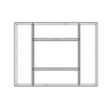 Stelaż pod domek metalowy Tilia Grindi - 1