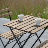 Zestaw mebli ogrodowych - drewniany składany - Liko I GRINDI IN THE GARDEN - 3