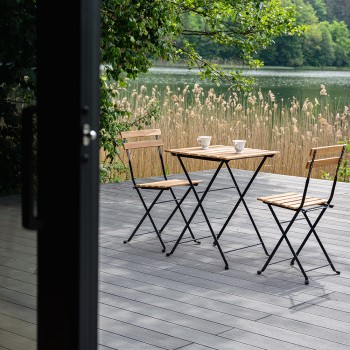 Zestaw mebli ogrodowych - drewniany składany - Liko II GRINDI IN THE GARDEN - 2