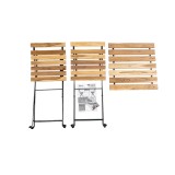 Zestaw mebli ogrodowych - drewniany składany - Liko II GRINDI IN THE GARDEN - 17