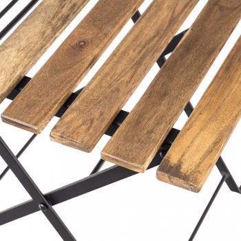 Zestaw mebli ogrodowych - drewniany składany - Liko I GRINDI IN THE GARDEN - 11