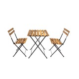 Zestaw mebli ogrodowych - drewniany składany - Liko II GRINDI IN THE GARDEN - 1