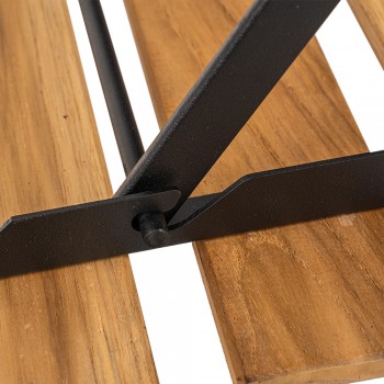 Zestaw mebli ogrodowych - drewniany składany - Liko II GRINDI IN THE GARDEN - 6