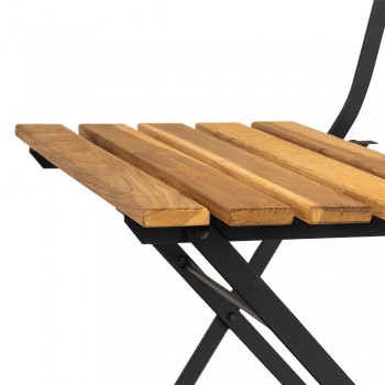 Zestaw mebli ogrodowych - drewniany składany - Liko II GRINDI IN THE GARDEN - 9