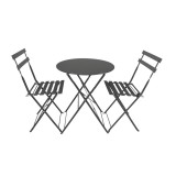 Zestaw mebli ogrodowych - metalowy składany - Keli II GRINDI IN THE GARDEN - 1