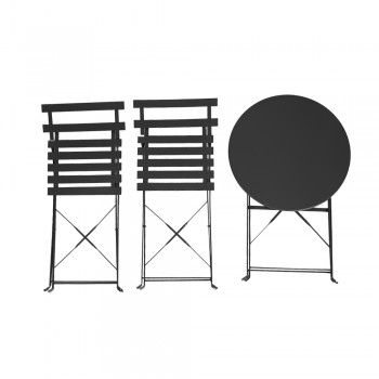 Zestaw mebli ogrodowych - metalowy składany - Keli II GRINDI IN THE GARDEN - 2