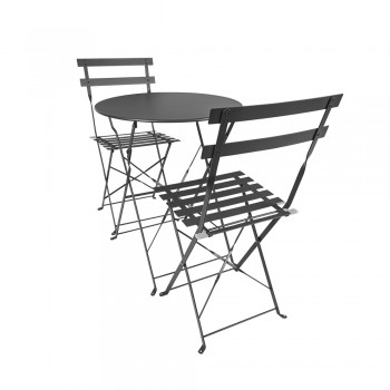 Zestaw mebli ogrodowych - metalowy składany - Keli II GRINDI IN THE GARDEN - 3
