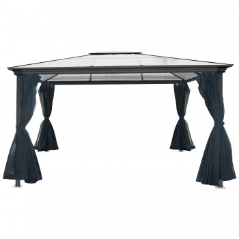 Moskitiera do altany ogrodowej Libra II - szara GRINDI IN THE GARDEN - 4