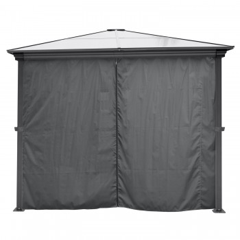 Zasłona do altany ogrodowej Libra I - szara GRINDI IN THE GARDEN - 1