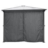 Zasłona do altany ogrodowej Libra I - szara GRINDI IN THE GARDEN - 1