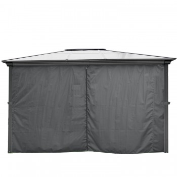 Zasłona do altany ogrodowej Libra II - szara GRINDI IN THE GARDEN - 1