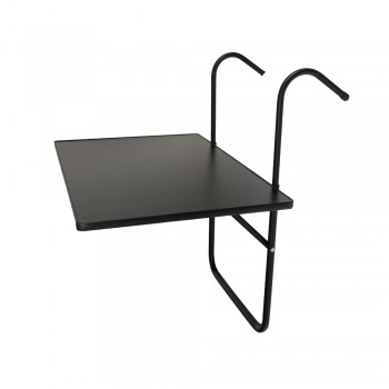 Składany stolik balkonowy czarny - SSB 3 Grindi - 2