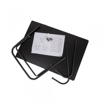 Składany stolik balkonowy czarny - SSB 3 Grindi - 5