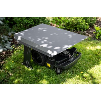 Daszek, garaż dla kosiarki robota koszącego - GRK 1 - szary GRINDI IN THE GARDEN - 7