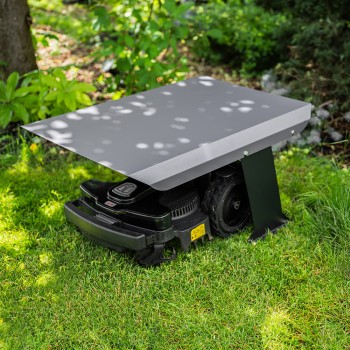 Daszek, garaż dla kosiarki robota koszącego - GRK 2 - szary GRINDI IN THE GARDEN - 5