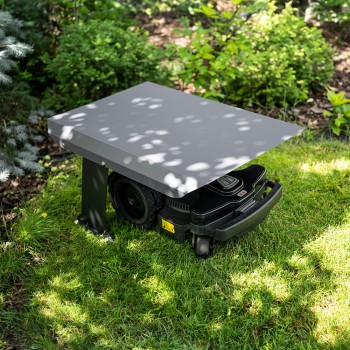Daszek, garaż dla kosiarki robota koszącego - GRK 2 - szary GRINDI IN THE GARDEN - 6