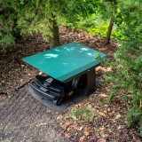 Daszek, garaż dla kosiarki robota koszącego - GRK 2 - zielony GRINDI IN THE GARDEN - 6