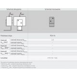 Podstawa słupa - do betonu - PSK - czarna GRUNDLINE - 4