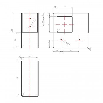 Łącznik narożny do stojaka na drewno 75x158x160 - SEK 2 DMX - 3