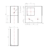 Łącznik narożny do stojaka na drewno 75x158x160 - SEK 2 DMX - 3