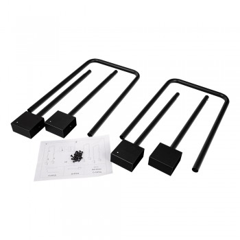 Stojak na drewno kominkowe łączniki metalowe 111x35 - Odun GRINDI IN THE GARDEN - 4